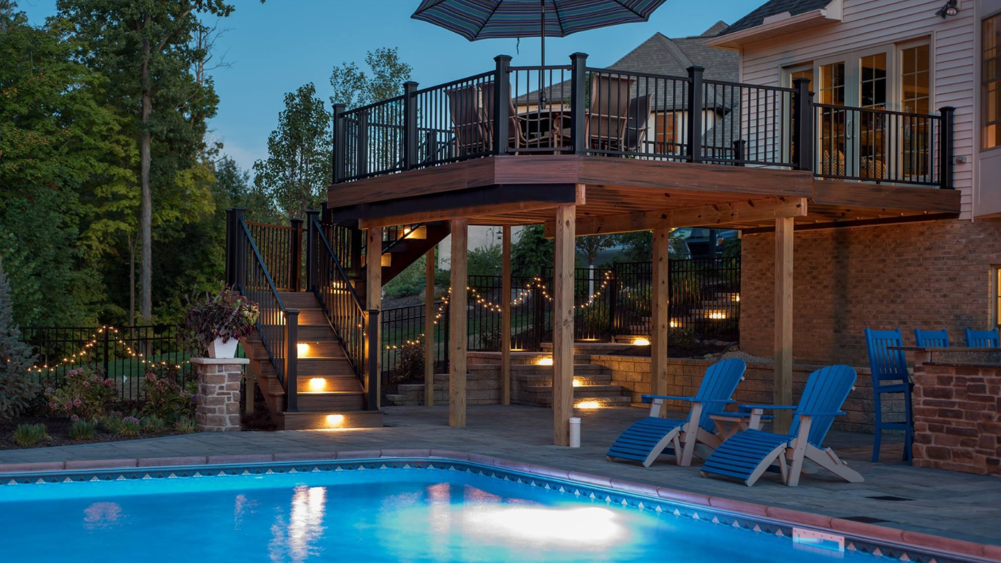 Beautiful Deck With Lighting