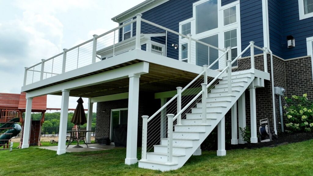 How a Deck Builder Plans Stairs, Landings, and Entry Points