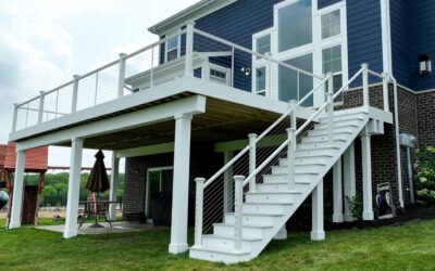 How a Deck Builder Plans Stairs, Landings, and Entry Points